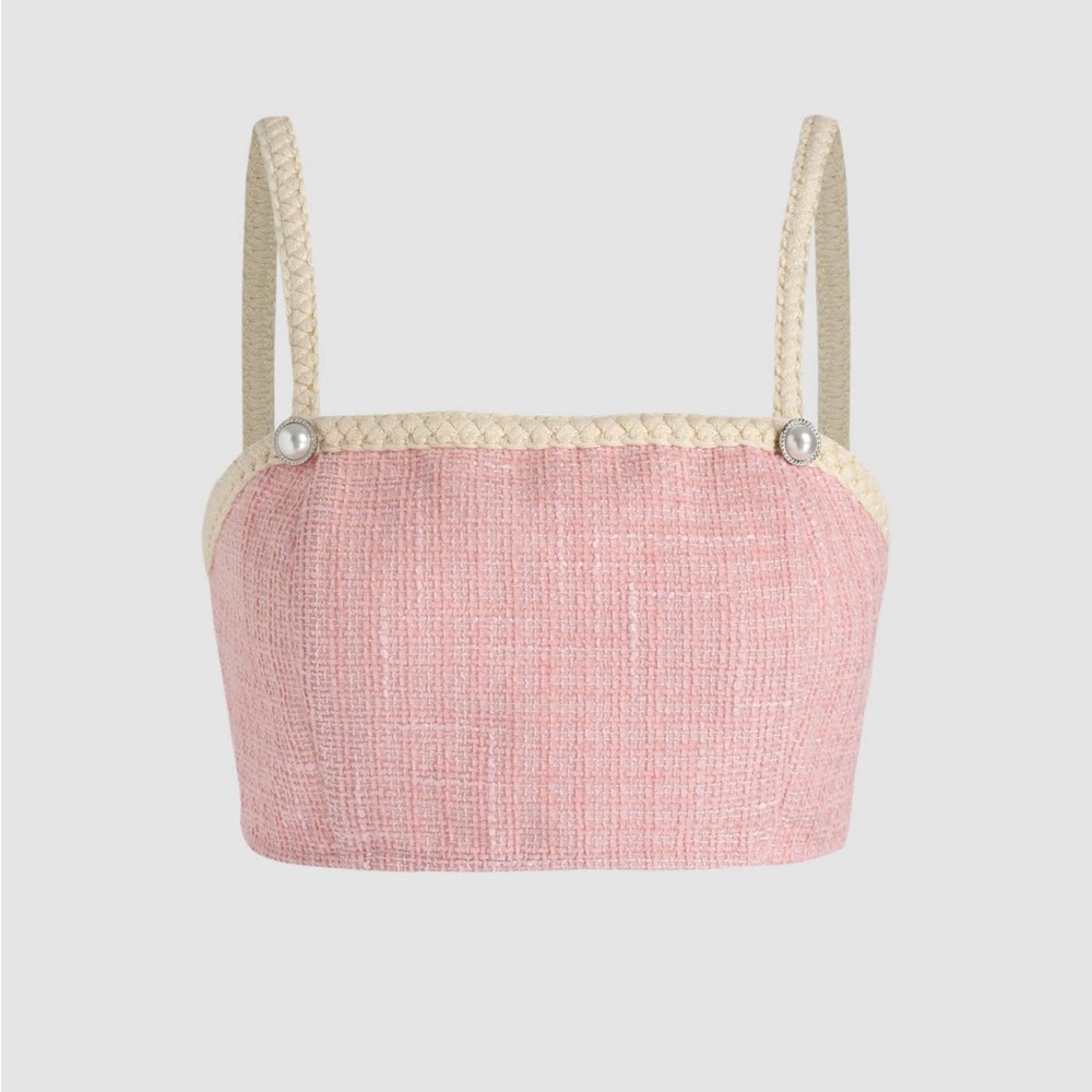 Cider pink tweed set
